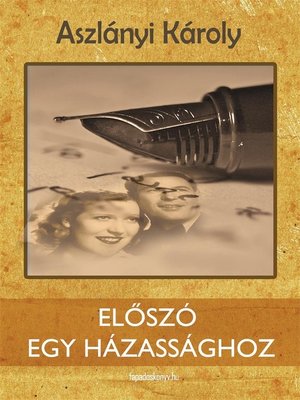 cover image of Előszó egy házassághoz